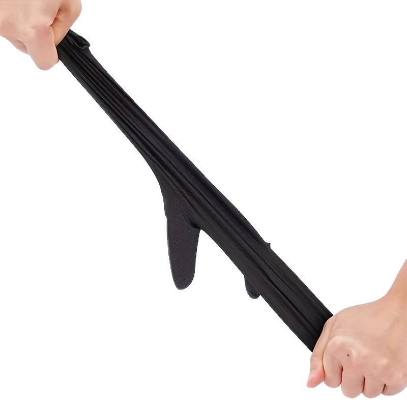 Nitril kesztyű autójavításhoz, Diamante mintázat, Egyszer használatos, Nehéz munkára tervezve, 0.2–0.3 mm