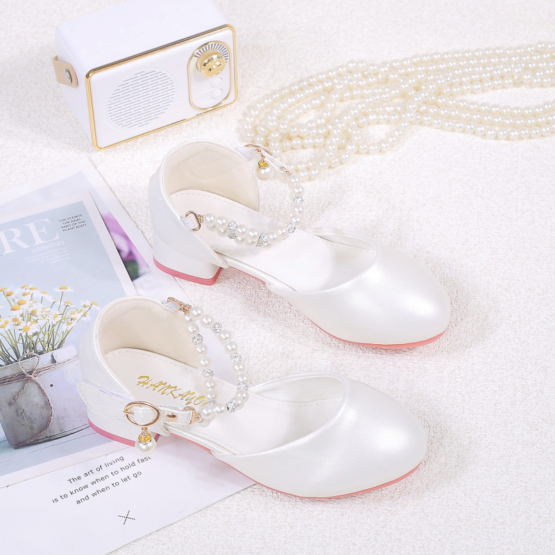 Lány Mary Jane cipő, koreai stílus, Velcro-zárás, felső nubuk bőr, minden évszakban viselhető