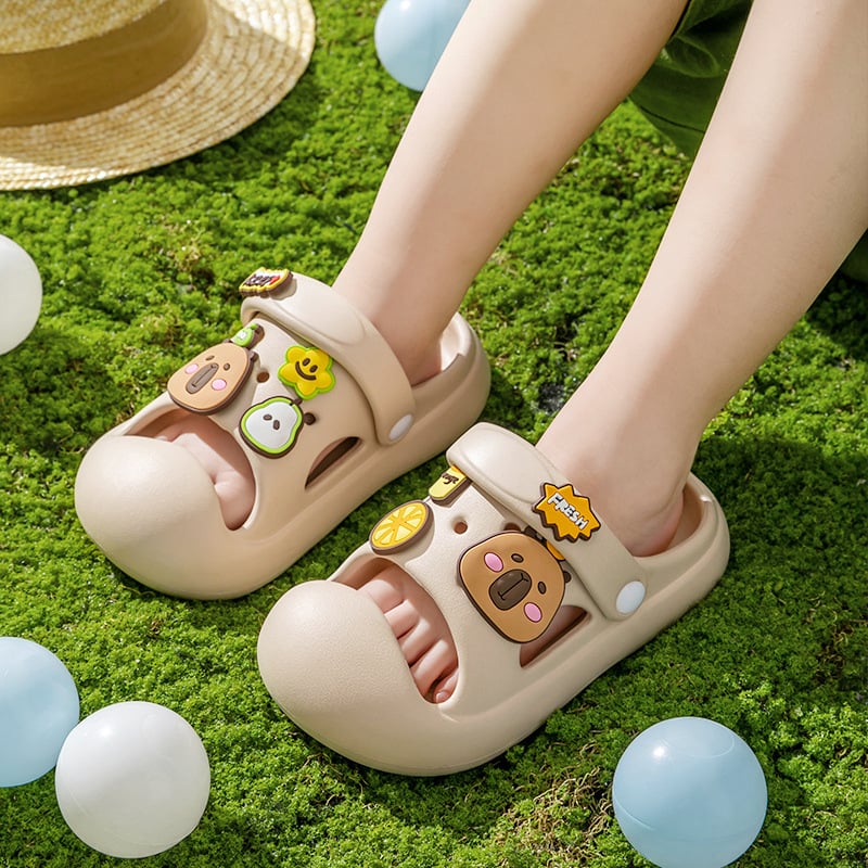 Vaikų EVA perforuoti batai, unisex, Cartoon Paradise stiliaus, 4–12 metų, pavasaris 2025