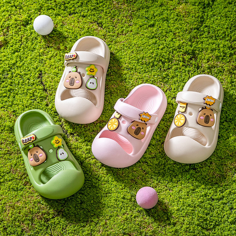 Vaikų EVA perforuoti batai, unisex, Cartoon Paradise stiliaus, 4–12 metų, pavasaris 2025