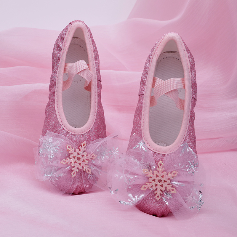 Aizoi šokių bateliai mergaitėms – odinė padas