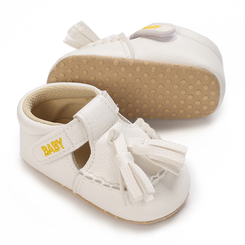 Cipele za bebe 12–36 mjeseci, Unisex, PU gornji dio, Velcro zatvaranje, Ljetni ležerni stil