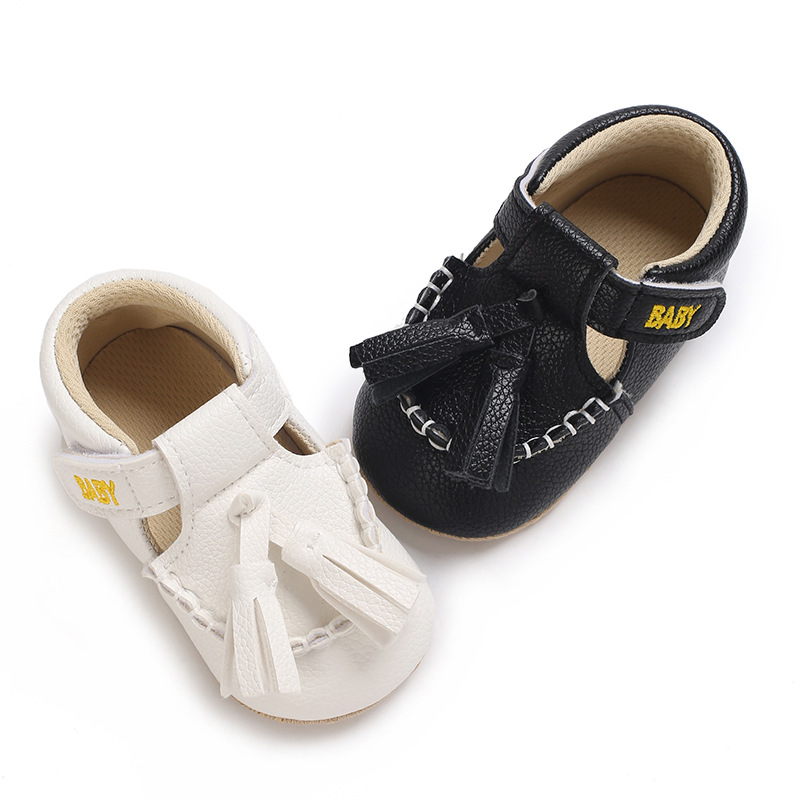 Cipele za bebe 12–36 mjeseci, Unisex, PU gornji dio, Velcro zatvaranje, Ljetni ležerni stil