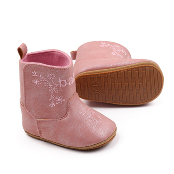 Dječje čizme, vintage stil, umjetna PU gornja stranica, visok vrh, Velcro zatvarač, za dob 12–36 mjeseci