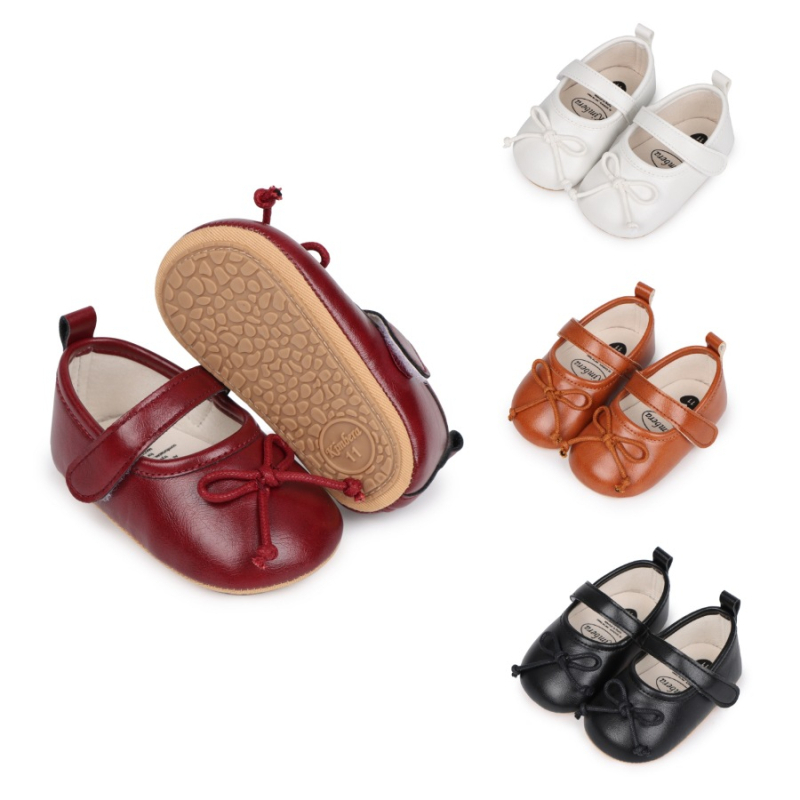 Dječje cipele za djevojčice, princeskog stila, prozračni PU gornji dio, protuklizna potplat, Velcro kopčanje, za 12–36 mjeseci, proljeće/jesen