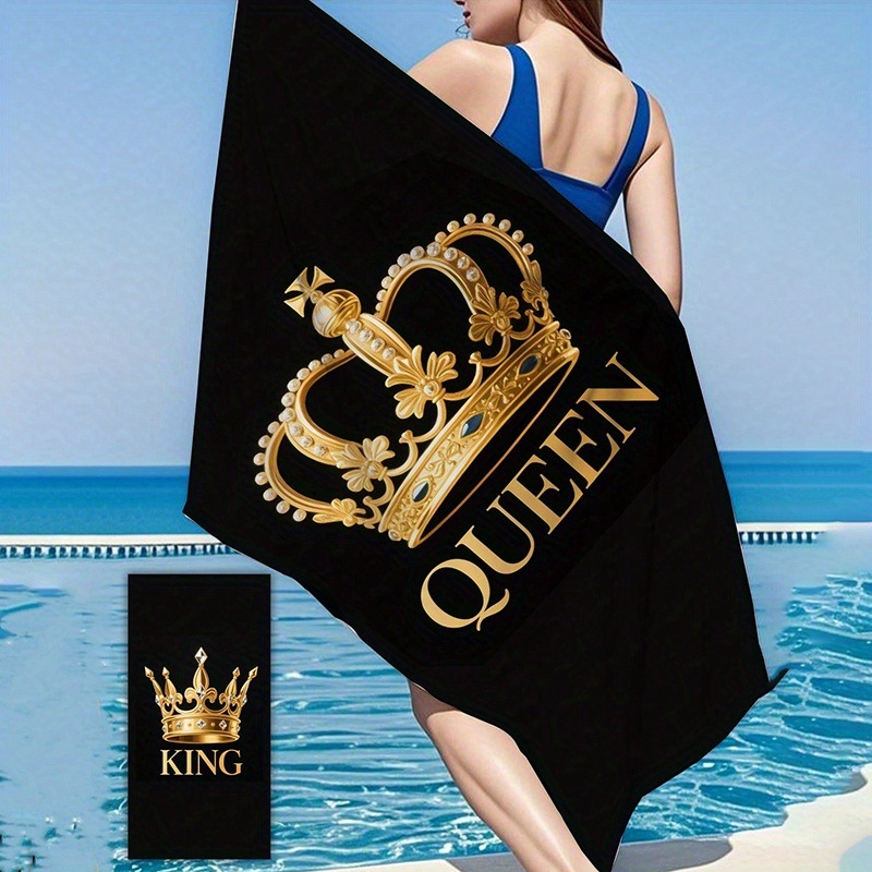 Mikrofibra pludmales dvieļis – 200–300 g, 150d diegs, druka, pielāgošana pieejama