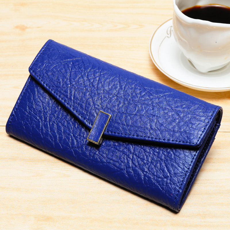 Ditilanli LANL-2257 RFID-blokirajući dugi ženski novčanik od prave teleće kože, višenamjenski