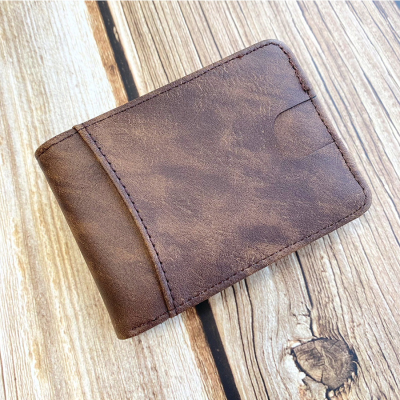 Breezebella Ultra-thin PU Πορτοφόλι Καρτών — Στερεό Σχέδιο, Πολύ Ελαφρύ, Επεκτάσιμο, Επένδυση Πολυεστέρα