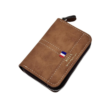 Akordeoninis kortelių dėklas su didele talpa – monetų kišenė, keli kortelių skyriai, asmens tapatybės ir banko kortų saugojimas, PU medžiaga