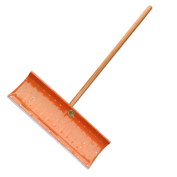 Sniego kastuvė su ratukais iš manganinio plieno žiemai sniego šalinimui ir atitirpinimui