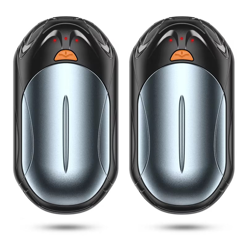 Rankų šildytovas su padalintu dizainu, USB maitinimas, šilumos kaupimas šildymas, baterijos veikimo laikas daugiau nei 12 val.