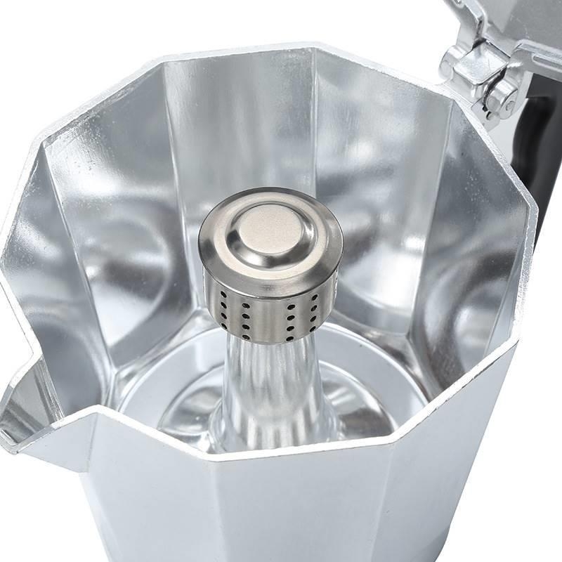 Meng dviejų vožtuvų moka puodas, aliuminio aštuonkampio modelis