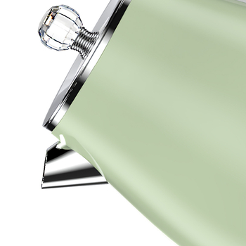 HALEY nerūdijančio plieno elektrinis virdulys, talpa 2,2 L, apsauga nuo nudegimo ir automatinis išjungimas, galia 1,5–2 kW, greitas įkaitinimas mažiau nei 4 minutėmis.