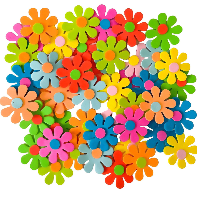 Sienos lipdukas iš EVA, vandeniui atsparus, augalų ir gėlių raštas, šiuolaikinis minimalistinis 3D dizainas, komplektas 5 vienetai ar daugiau