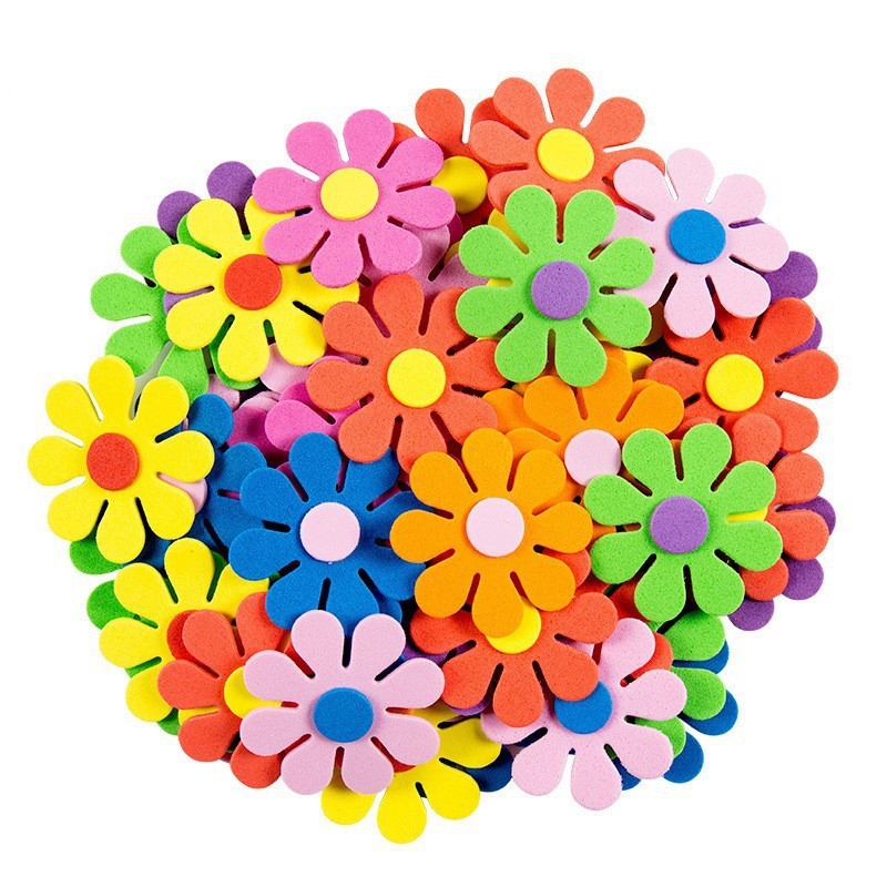 Sienos lipdukas iš EVA, vandeniui atsparus, augalų ir gėlių raštas, šiuolaikinis minimalistinis 3D dizainas, komplektas 5 vienetai ar daugiau