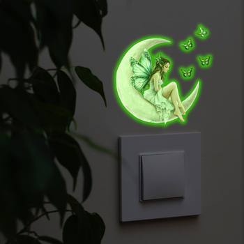 PVC sieninis lipdukas su geometriniu raštu, 1 vnt, atsparus vandeniui, tinkamas svetainei, miegamajam ir įėjimo zonai; animacinio stiliaus, plokščias lipdukas