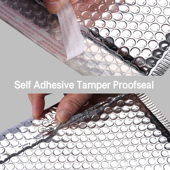 Express φάκελος φυσαλίδων με αλουμινοποιημένο φιλμ, παχυμένος σχεδιασμός, 100% καθαρό υλικό PC, προσαρμόσιμο μήκος σφράγισης