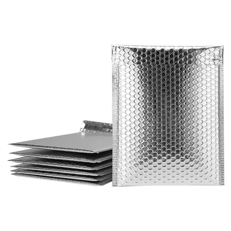 Express φάκελος φυσαλίδων με αλουμινοποιημένο φιλμ, παχυμένος σχεδιασμός, 100% καθαρό υλικό PC, προσαρμόσιμο μήκος σφράγισης