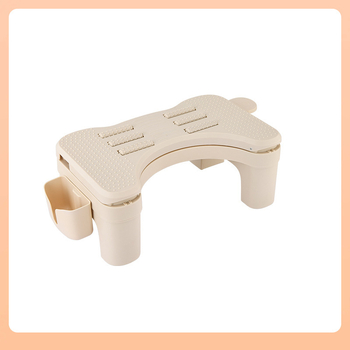 Állítható, összecsukható műanyag lábtámasz irodába és otthonra, fürdőszobába