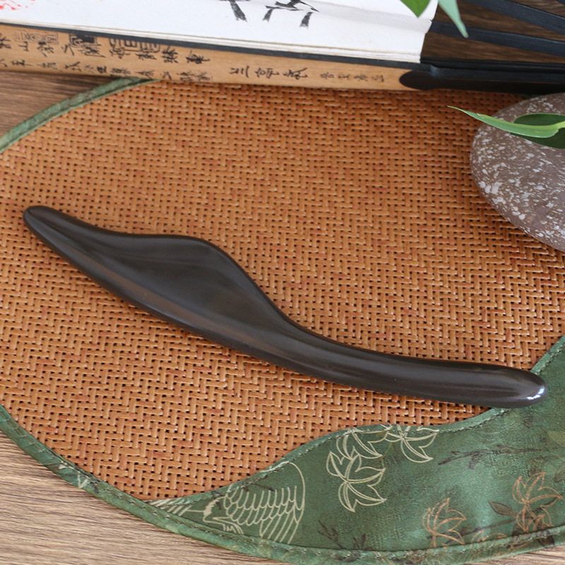 Changxu Bianstone gua sha alat za lice i oči – pločica za gua sha za masažu točaka akupunkture, podrijetlo Shandong