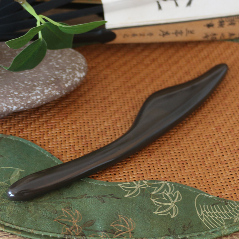 Changxu Bianstone gua sha alat za lice i oči – pločica za gua sha za masažu točaka akupunkture, podrijetlo Shandong