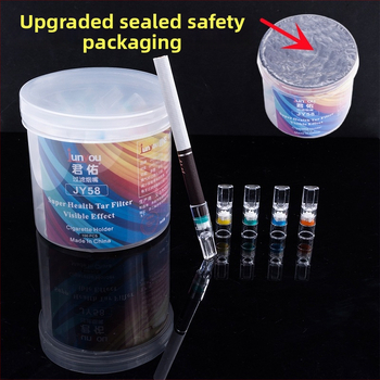 Junyou JY58 vienkartinis plastmasinis mouthpiece su tar filtru