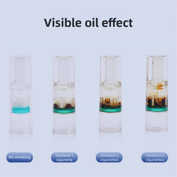 Junyou JY58 vienkartinis plastmasinis mouthpiece su tar filtru