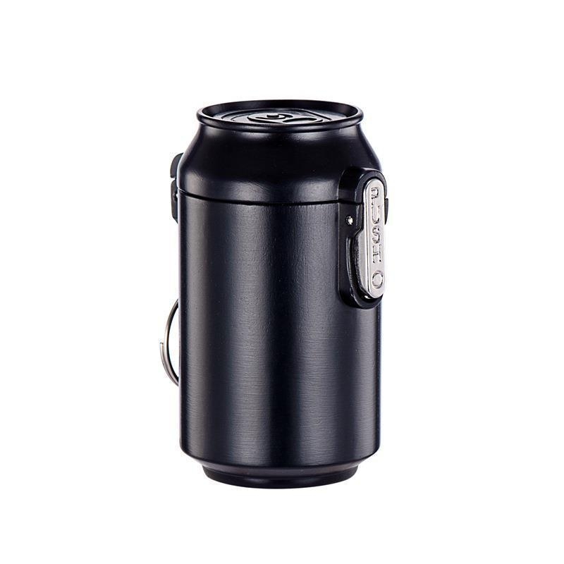 Metalinė peleninė Coca-Cola forma su rakto pakabuku; logotipo spausdinimas galima; puiki dovana gimtadieniui ar šventėms