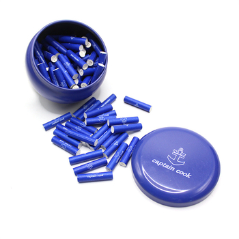 Filtravimo elementas iš keraminių aktyvuotų anglių su dviejų galvų dizainu, pakuotė 100 vnt., skirta rūkymo prietaisams