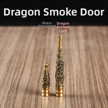 Messingist pipa drakoni mustriga, eemaldatav filtriga, kohandamine saadaval - Bj123 124, Guangdong
