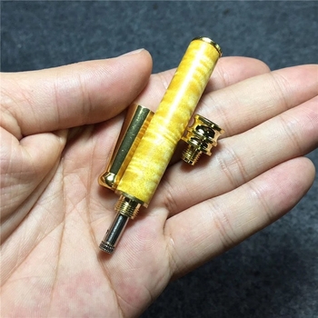 Medinis cigarečių laikiklis su trim režimais ir nuimamu filtru