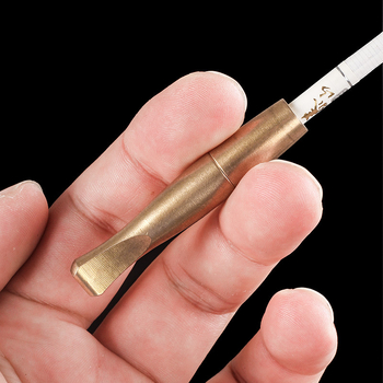 Φορέας φίλτρου για τσιγάρα, μεταλλικός, μάρκα Pedestrian/Piper, επαναχρησιμοποιήσιμος και πλένεται