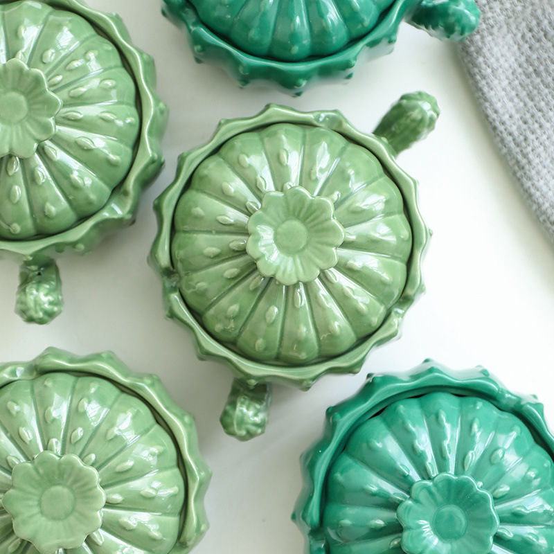 Keraminė peleninė su dangteliu, nordinio stiliaus, dekoratyvi ir kolekcionuojama namams ir biurui