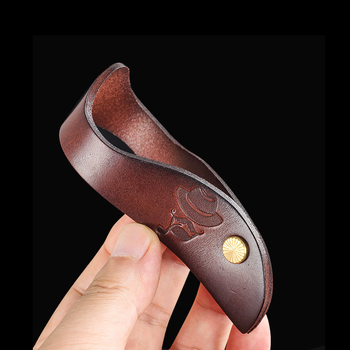 Pypių laikiklis iš sustiprintos odos, vienos vietos, dekoratyvinis laikymas pypių priedams, logotipo spausdinimas galimas