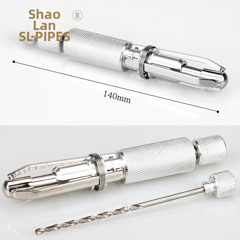 Dūmų pypkės anglies valiklis su reguliuojamu uždegiklio skraibiu, adata su grąžteliu, 6 ašmenys