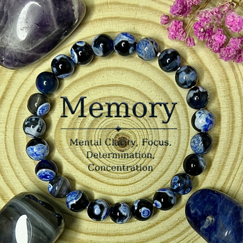 Achát karkötő (Uniszex; kézzel készített; 24 darabos készlet; 2024 téli kiadás)