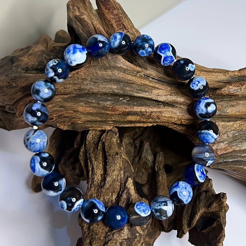 Achát karkötő (Uniszex; kézzel készített; 24 darabos készlet; 2024 téli kiadás)