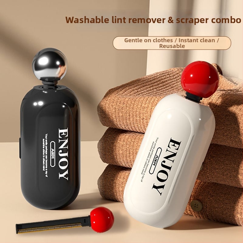 Plastikinis 2-in-1 plaukų šalinimo įtaisas, plaunamas, su atlenkiamu dangteliu, lengvas prabangos stilius