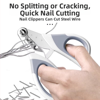 Kačių ir šunų nagų kirpimo įrankis su anti-scratch apsauga — pradedantiesiems tinkamas.