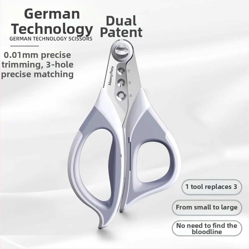 Kačių ir šunų nagų kirpimo įrankis su anti-scratch apsauga — pradedantiesiems tinkamas.