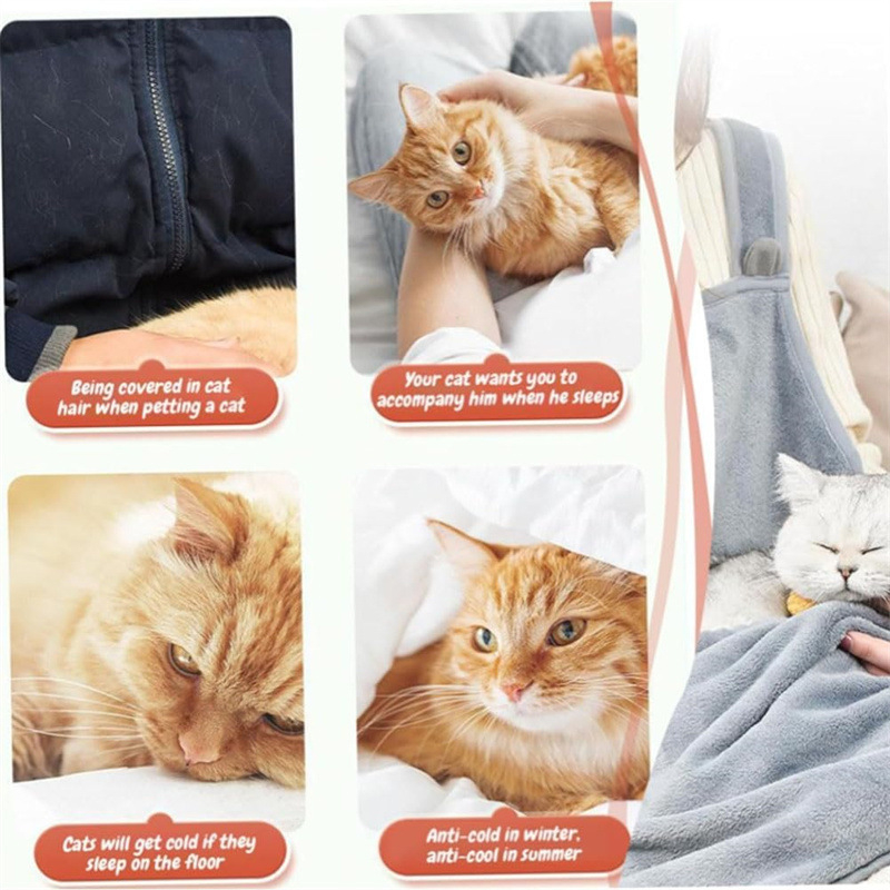 Котешка престилка за домашни любимци | облекло за котки | дизайн с лигавник за излизане