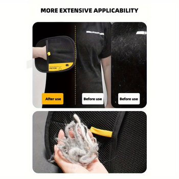 Pirštinė su elektrostatiniu plaukų šalinimu naminiams gyvūnėliams, dvipusė šepetėlis, skirta katėms ir šunims, medžiaga: poliesteris/silkas/tinklas/perlų medvilnė