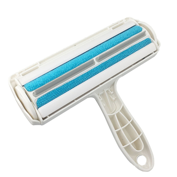 Naminių gyvūnėlių plaukų šalinimo šepetys su ritinėliu kilimams ir sofoms – plastmasė, prekinis ženklas HR, modernus minimalistinis stilius