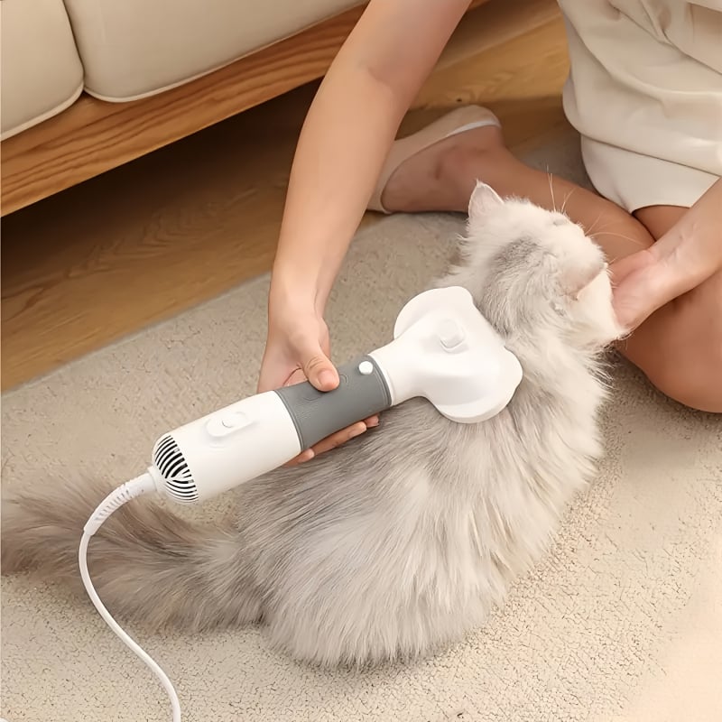 Šunų priežiūros žirklės, 2-in-1 džiovinimo ir šukavimo įrankis