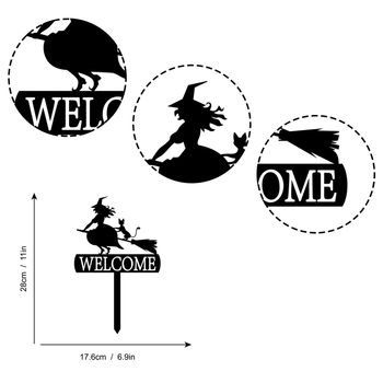 Ragana ant šluotos – metalinis meno kūrinys, šiuolaikiškas minimalistinis stilius, figūrų skulptūra, tinkamas dovanai