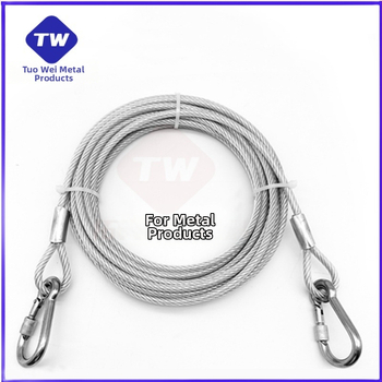 Galvanizuotos lempos pakabinimo trosas, dvigubai sukimui, daugiasluoksė konstrukcija, SIRO išdėstymas, dešininis sukimas, tempiamoji jėga 2000, skirta pakabinimui/apsaugai nuo kritimo – Kodas 20233-20