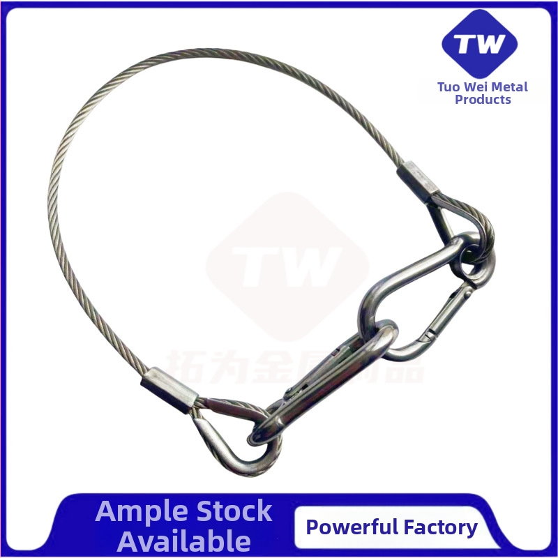 Galvanizuotos lempos pakabinimo trosas, dvigubai sukimui, daugiasluoksė konstrukcija, SIRO išdėstymas, dešininis sukimas, tempiamoji jėga 2000, skirta pakabinimui/apsaugai nuo kritimo – Kodas 20233-20