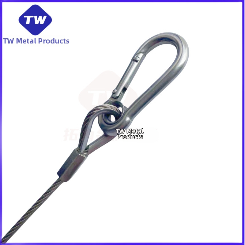 Galvanizuotos lempos pakabinimo trosas, dvigubai sukimui, daugiasluoksė konstrukcija, SIRO išdėstymas, dešininis sukimas, tempiamoji jėga 2000, skirta pakabinimui/apsaugai nuo kritimo – Kodas 20233-20