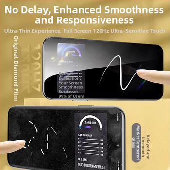 S26 Ultra Grūdinto stiklo Ekrano Apsauga – 0.18 mm, Front Membrane, Piršto atpažinimo atblokavimas, Anti-Peep, Samsung įrenginiams