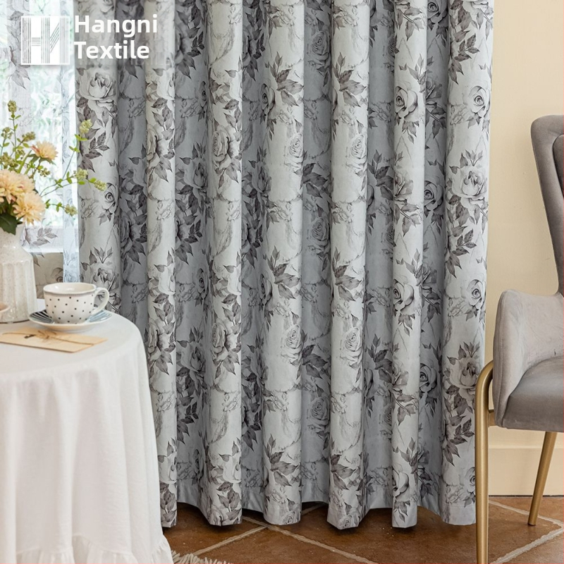 Polüestrist kardinad trükiga, täielik pimendatus (100%), sobib kontorile, elutoale ja magamistubale, bränd Hanny